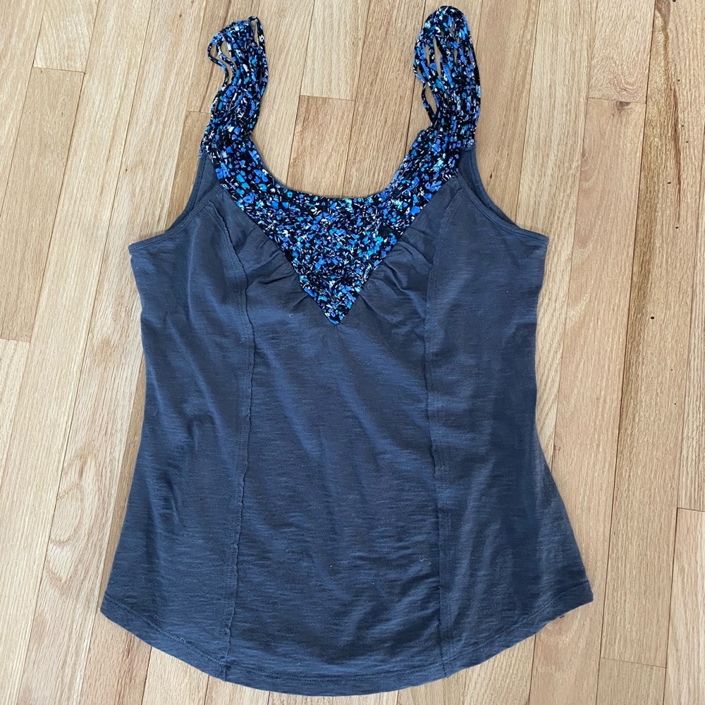 Free People tanktop with flower accent - size M